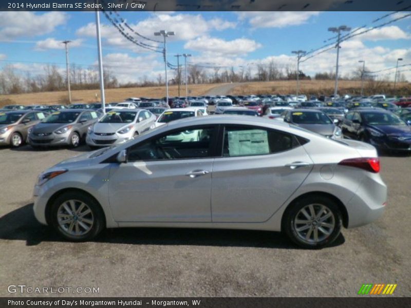 Silver / Gray 2014 Hyundai Elantra SE Sedan
