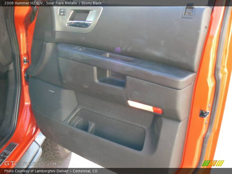 Solar Flare Metallic / Ebony Black 2008 Hummer H2 SUV