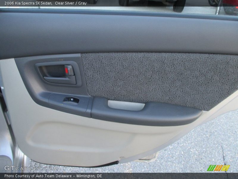 Clear Silver / Gray 2006 Kia Spectra SX Sedan