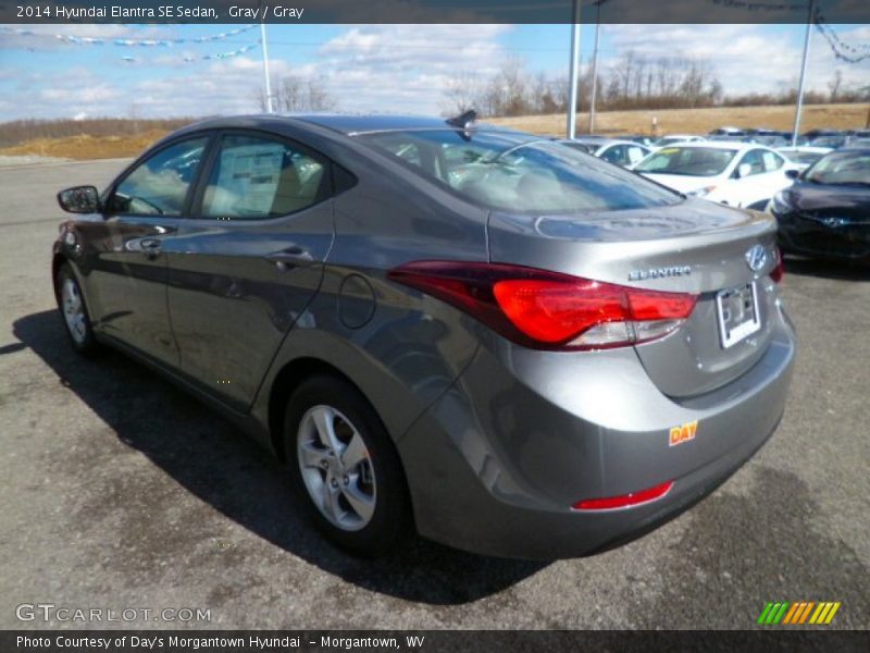 Gray / Gray 2014 Hyundai Elantra SE Sedan