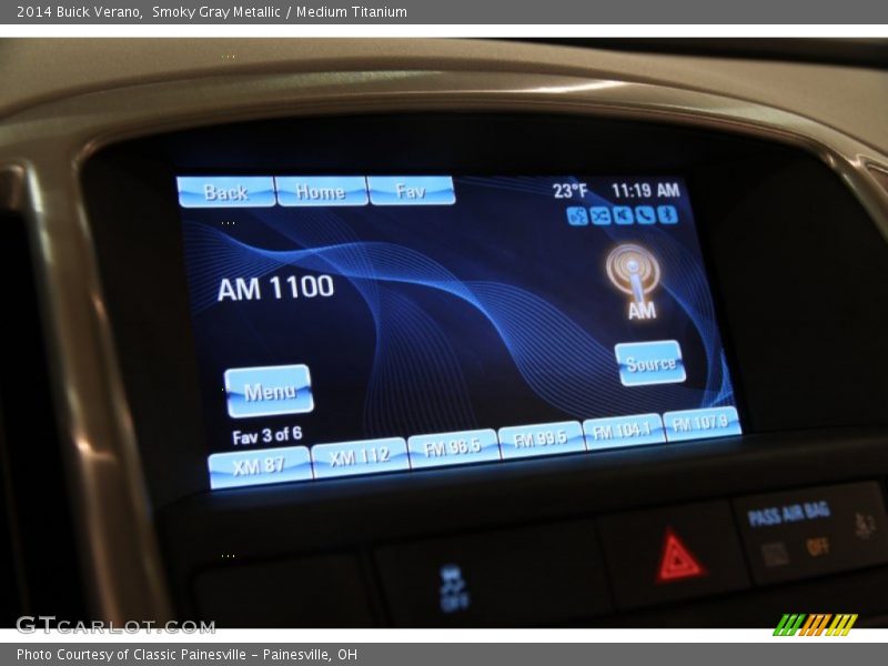 Smoky Gray Metallic / Medium Titanium 2014 Buick Verano
