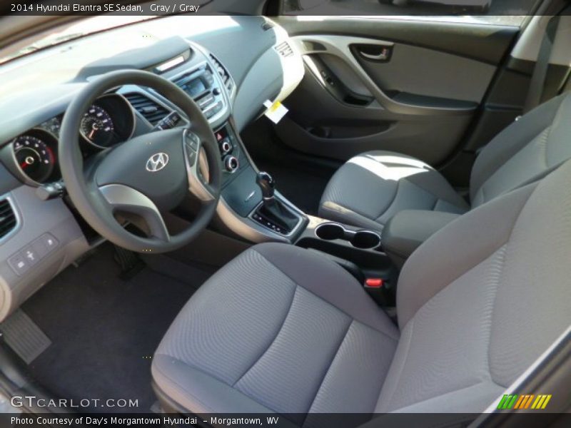 Gray / Gray 2014 Hyundai Elantra SE Sedan
