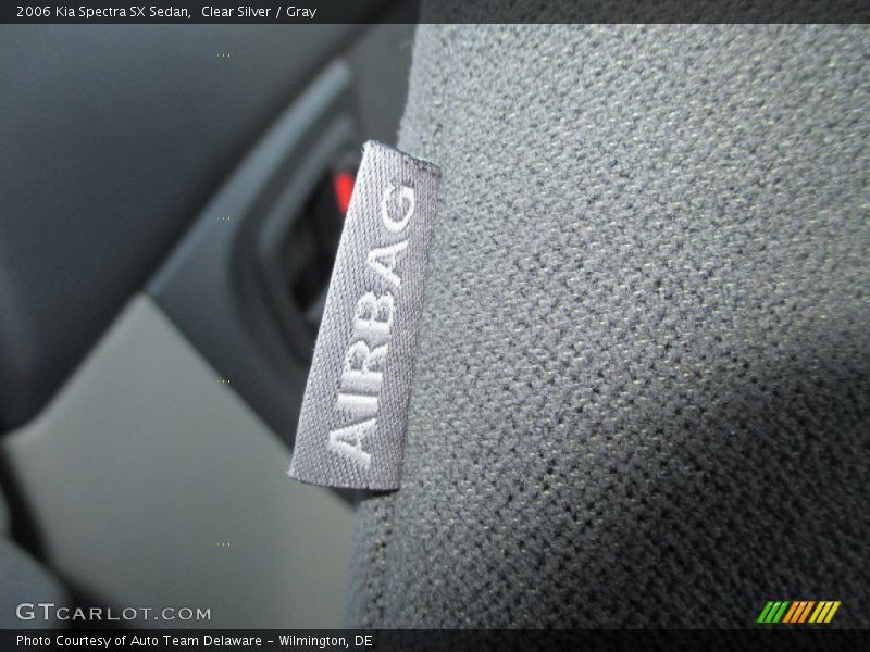 Clear Silver / Gray 2006 Kia Spectra SX Sedan