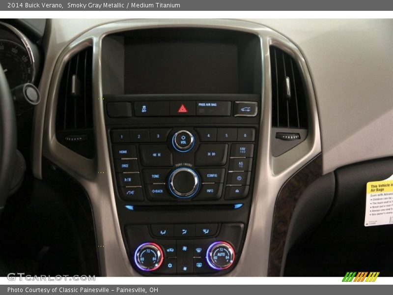 Smoky Gray Metallic / Medium Titanium 2014 Buick Verano
