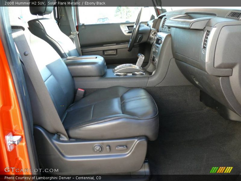 Solar Flare Metallic / Ebony Black 2008 Hummer H2 SUV