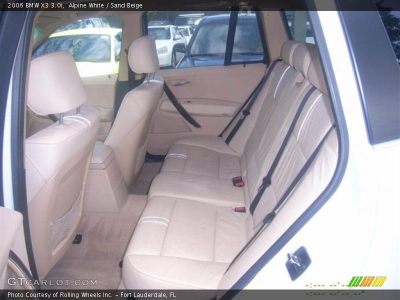 Alpine White / Sand Beige 2006 BMW X3 3.0i