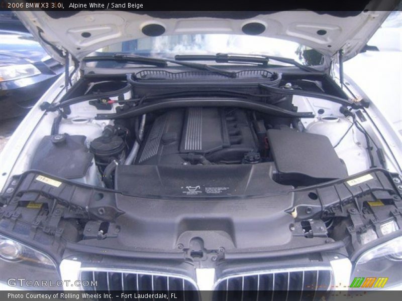 Alpine White / Sand Beige 2006 BMW X3 3.0i