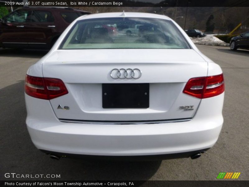 Ibis White / Cardamom Beige 2009 Audi A6 3.0T quattro Sedan