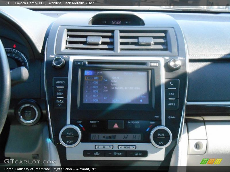 Attitude Black Metallic / Ash 2012 Toyota Camry XLE
