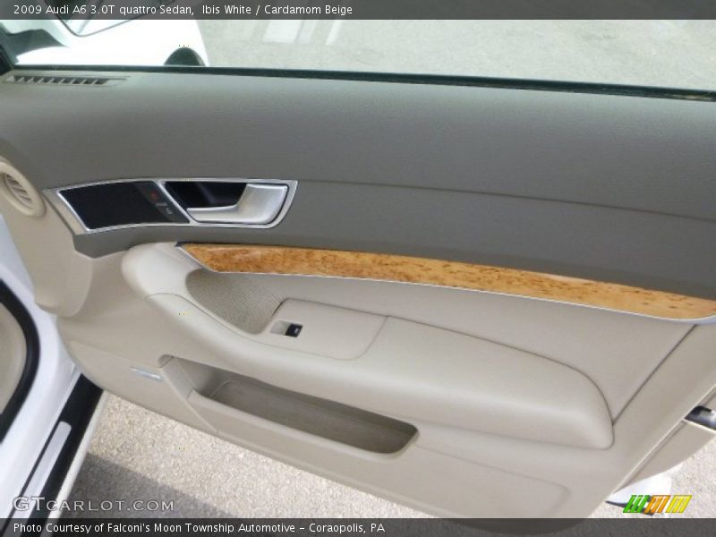 Ibis White / Cardamom Beige 2009 Audi A6 3.0T quattro Sedan