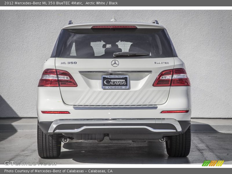 Arctic White / Black 2012 Mercedes-Benz ML 350 BlueTEC 4Matic