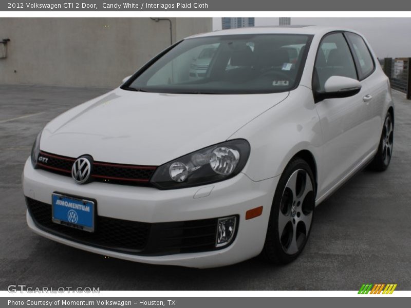 Candy White / Interlagos Plaid Cloth 2012 Volkswagen GTI 2 Door