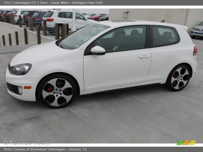 Candy White / Interlagos Plaid Cloth 2012 Volkswagen GTI 2 Door