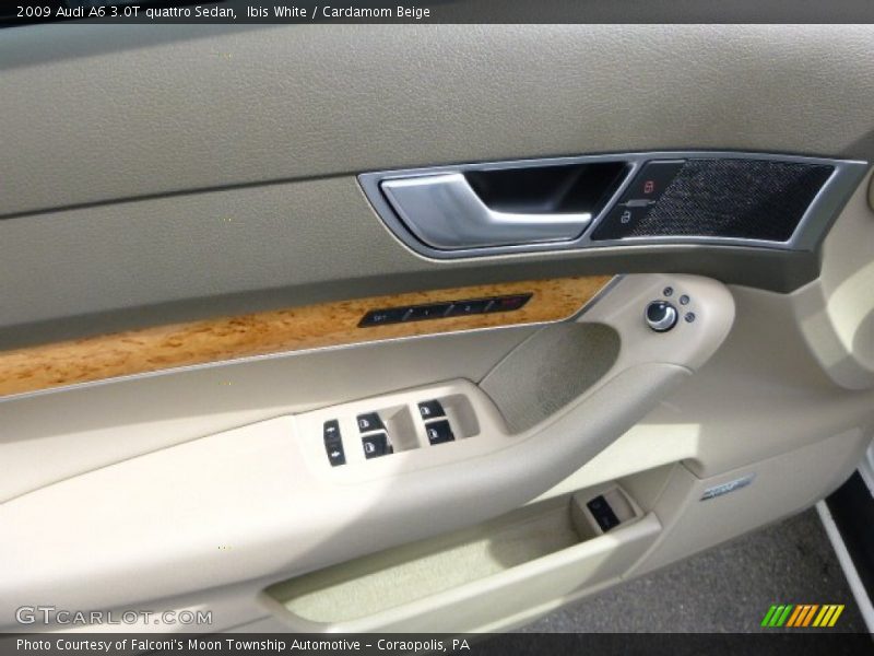 Ibis White / Cardamom Beige 2009 Audi A6 3.0T quattro Sedan