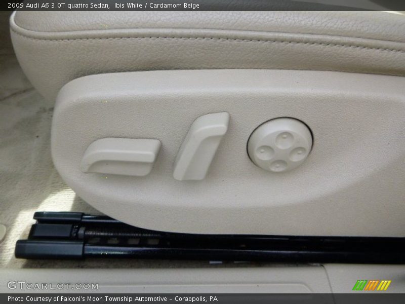 Ibis White / Cardamom Beige 2009 Audi A6 3.0T quattro Sedan