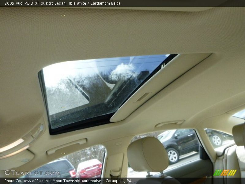 Ibis White / Cardamom Beige 2009 Audi A6 3.0T quattro Sedan