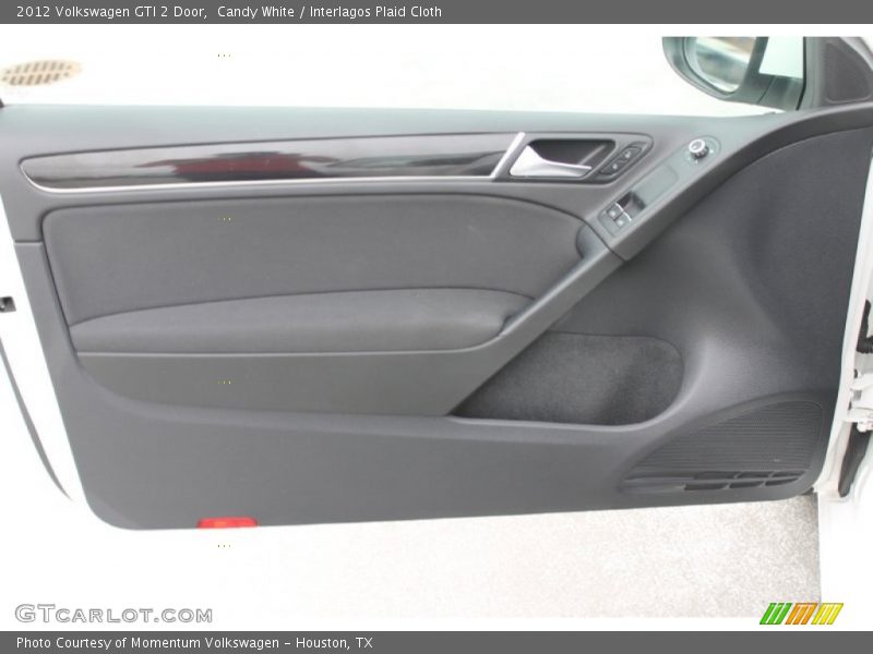 Candy White / Interlagos Plaid Cloth 2012 Volkswagen GTI 2 Door