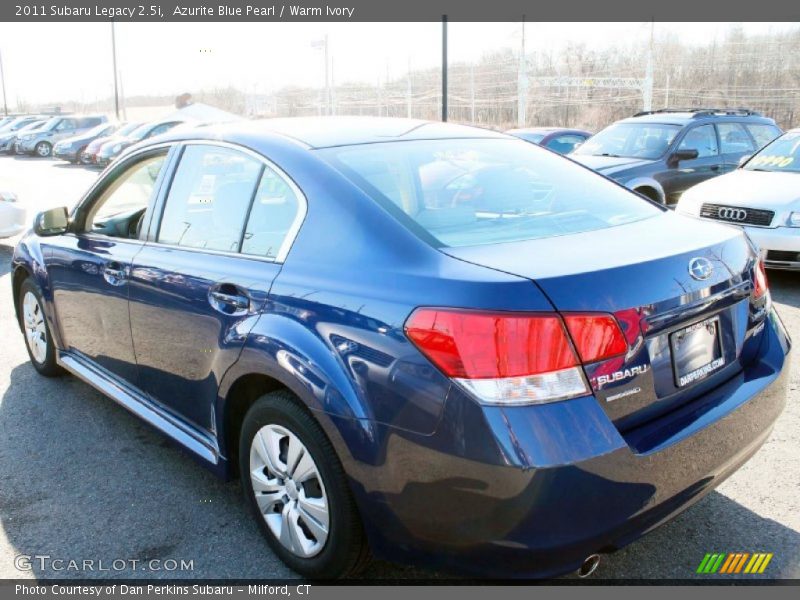 Azurite Blue Pearl / Warm Ivory 2011 Subaru Legacy 2.5i