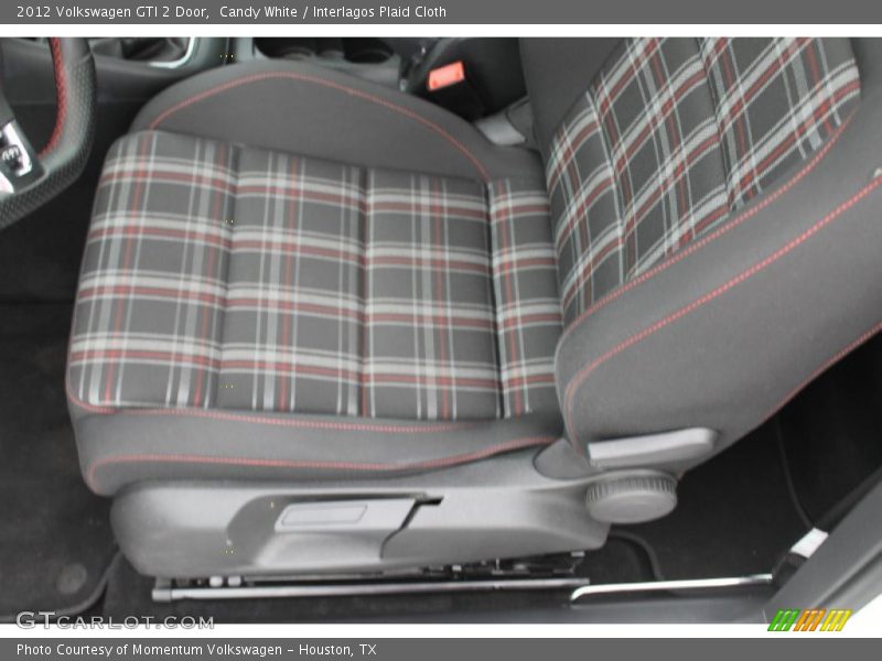 Candy White / Interlagos Plaid Cloth 2012 Volkswagen GTI 2 Door