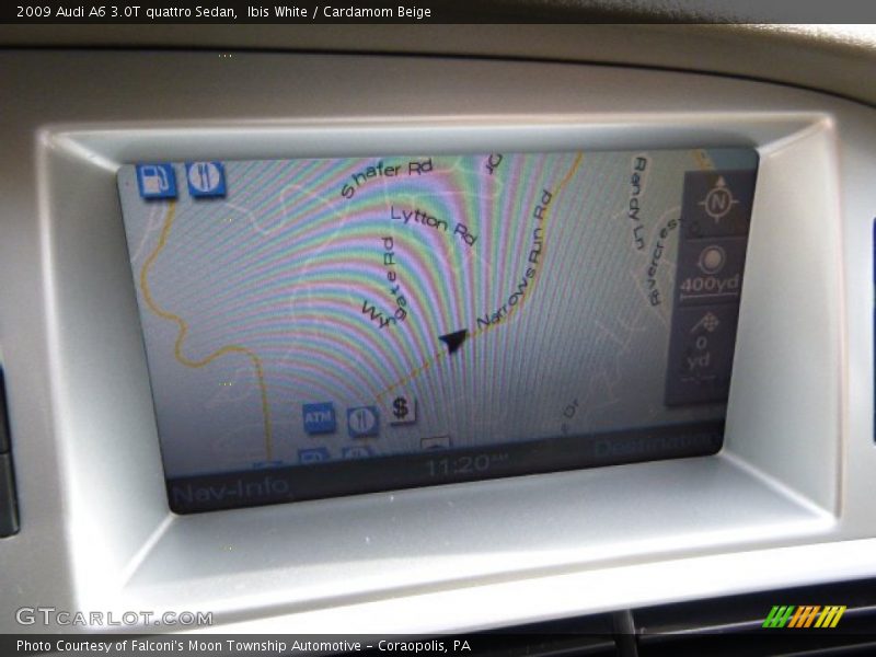 Ibis White / Cardamom Beige 2009 Audi A6 3.0T quattro Sedan