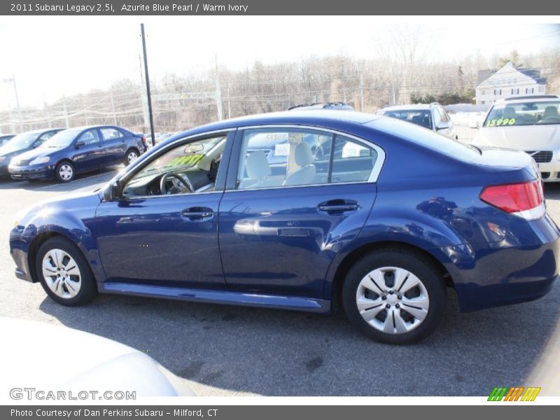 Azurite Blue Pearl / Warm Ivory 2011 Subaru Legacy 2.5i