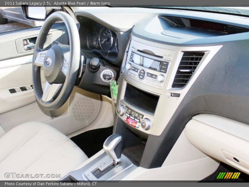 Azurite Blue Pearl / Warm Ivory 2011 Subaru Legacy 2.5i