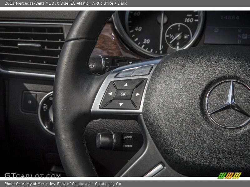 Arctic White / Black 2012 Mercedes-Benz ML 350 BlueTEC 4Matic