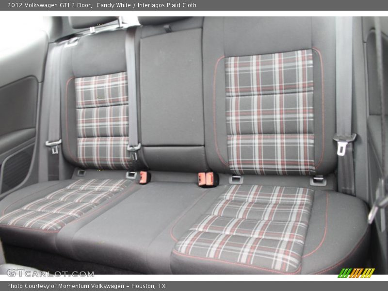 Candy White / Interlagos Plaid Cloth 2012 Volkswagen GTI 2 Door