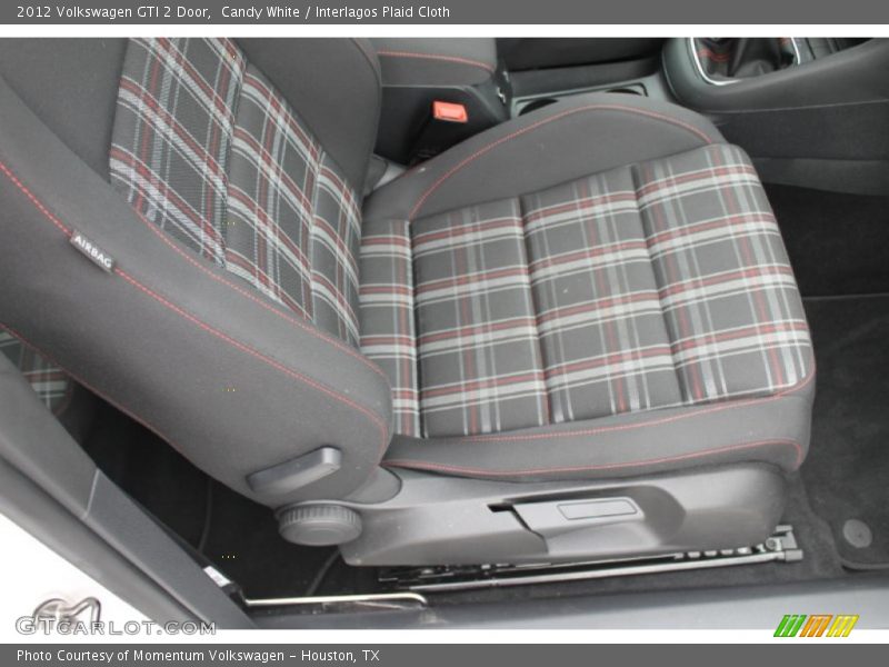 Candy White / Interlagos Plaid Cloth 2012 Volkswagen GTI 2 Door