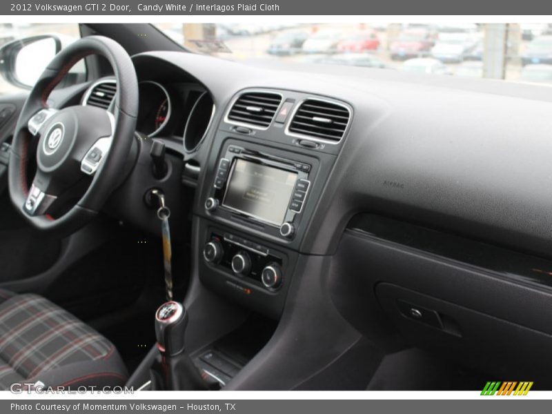 Candy White / Interlagos Plaid Cloth 2012 Volkswagen GTI 2 Door