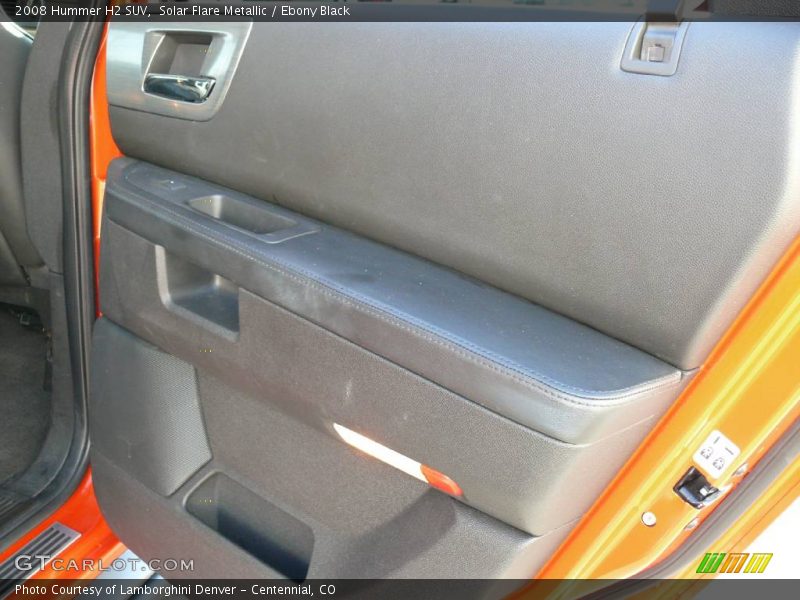 Solar Flare Metallic / Ebony Black 2008 Hummer H2 SUV