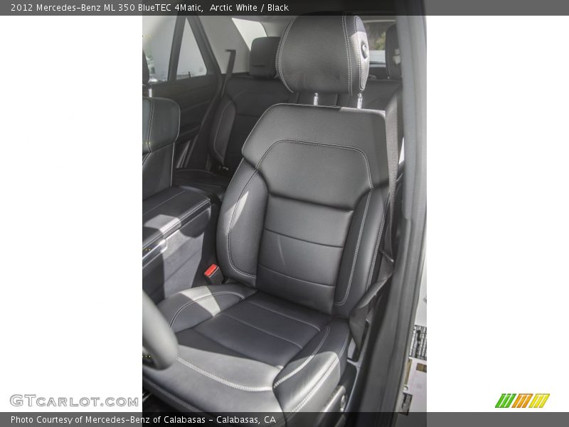 Arctic White / Black 2012 Mercedes-Benz ML 350 BlueTEC 4Matic