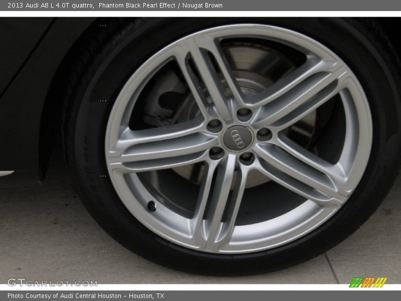 Phantom Black Pearl Effect / Nougat Brown 2013 Audi A8 L 4.0T quattro