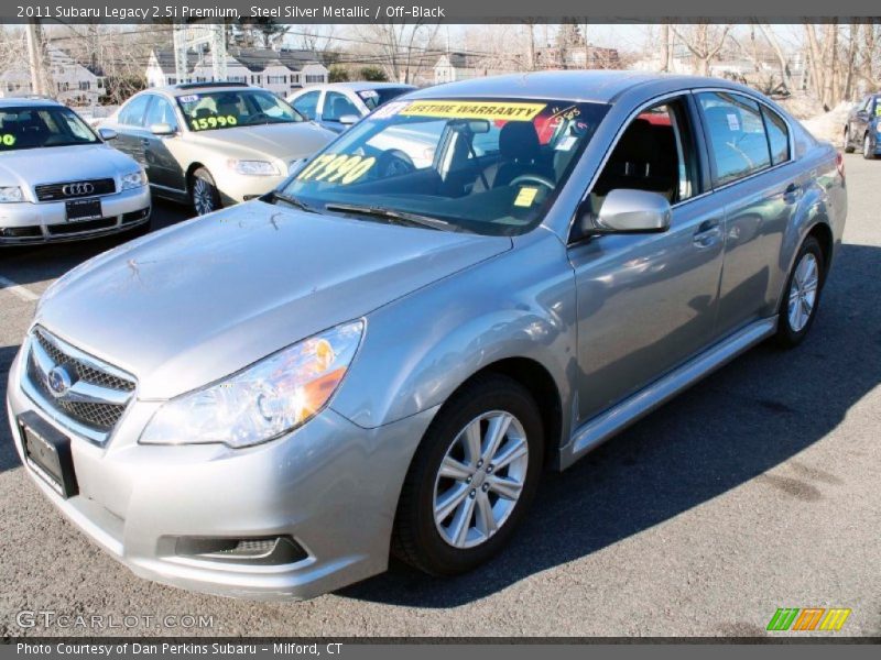 Steel Silver Metallic / Off-Black 2011 Subaru Legacy 2.5i Premium