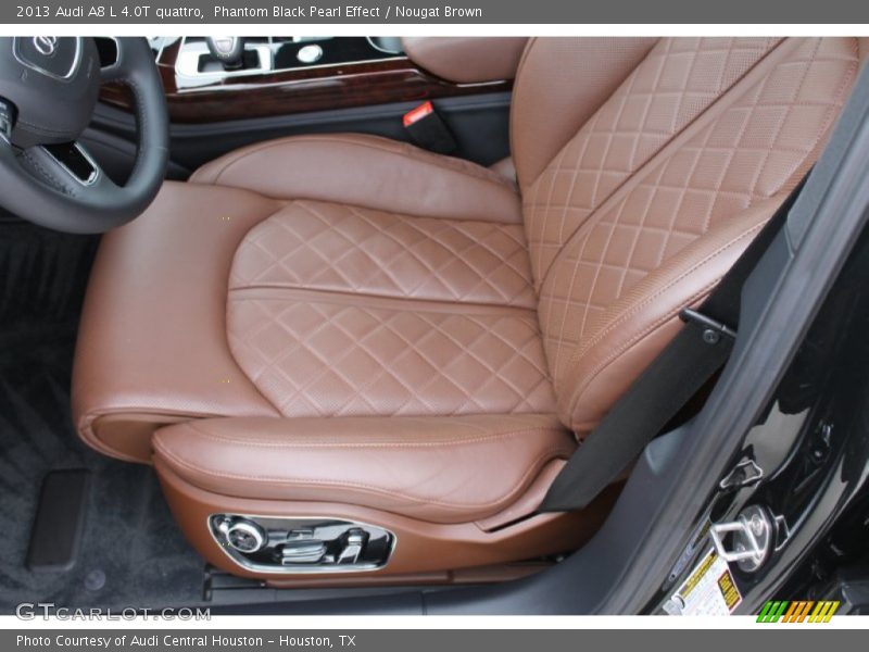 Front Seat of 2013 A8 L 4.0T quattro