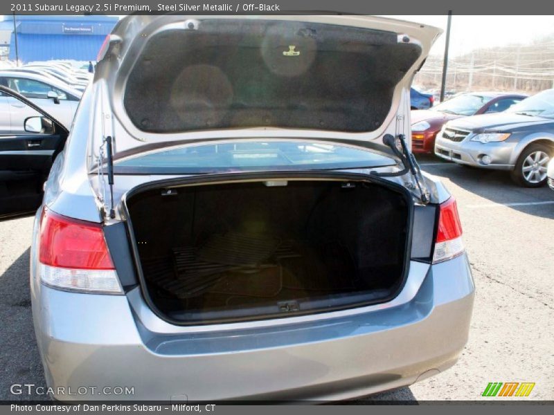 Steel Silver Metallic / Off-Black 2011 Subaru Legacy 2.5i Premium