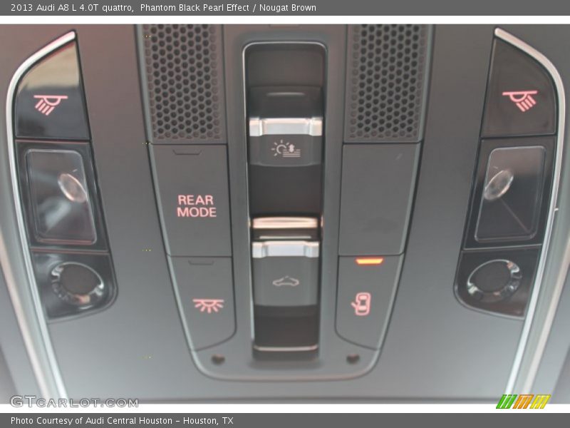 Phantom Black Pearl Effect / Nougat Brown 2013 Audi A8 L 4.0T quattro