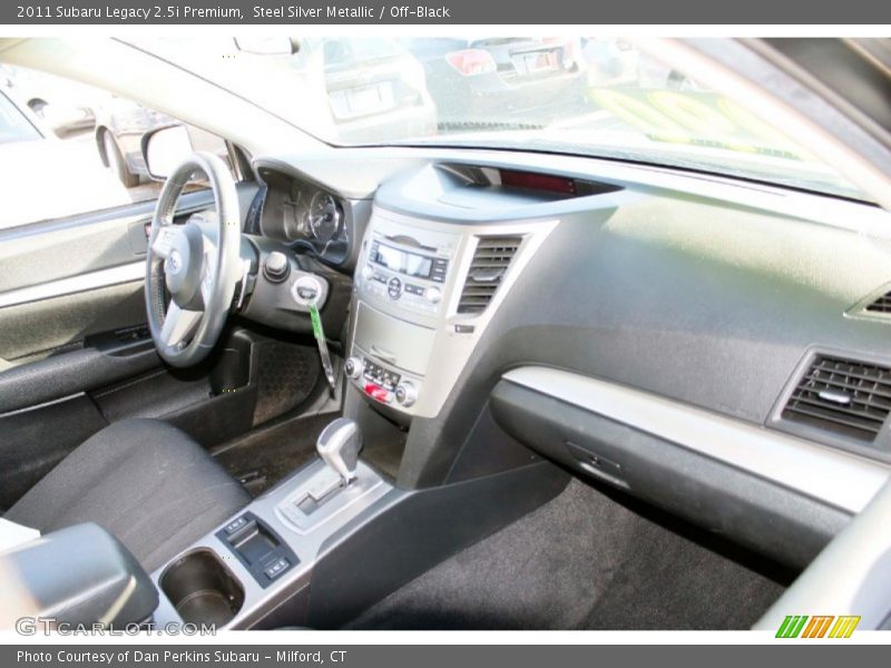 Steel Silver Metallic / Off-Black 2011 Subaru Legacy 2.5i Premium