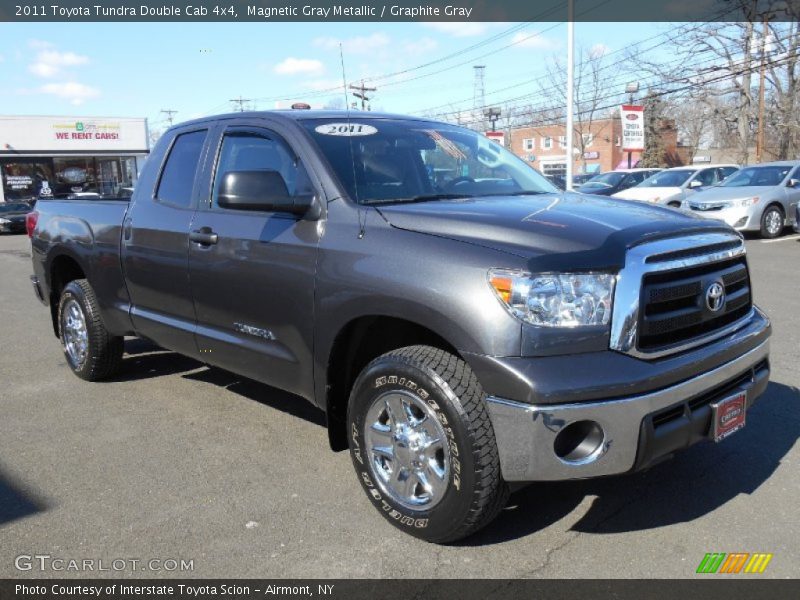 Magnetic Gray Metallic / Graphite Gray 2011 Toyota Tundra Double Cab 4x4