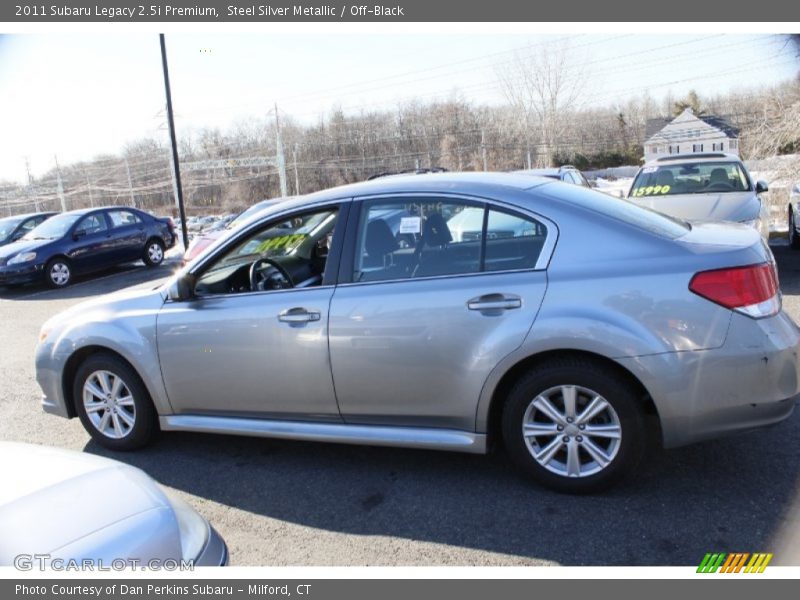 Steel Silver Metallic / Off-Black 2011 Subaru Legacy 2.5i Premium