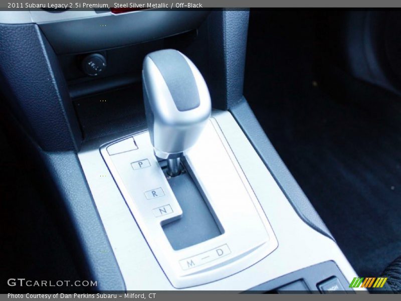 Steel Silver Metallic / Off-Black 2011 Subaru Legacy 2.5i Premium