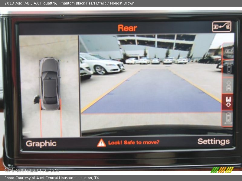 Phantom Black Pearl Effect / Nougat Brown 2013 Audi A8 L 4.0T quattro