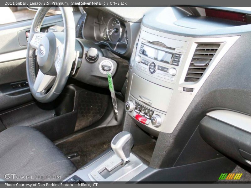 Steel Silver Metallic / Off-Black 2011 Subaru Legacy 2.5i Premium