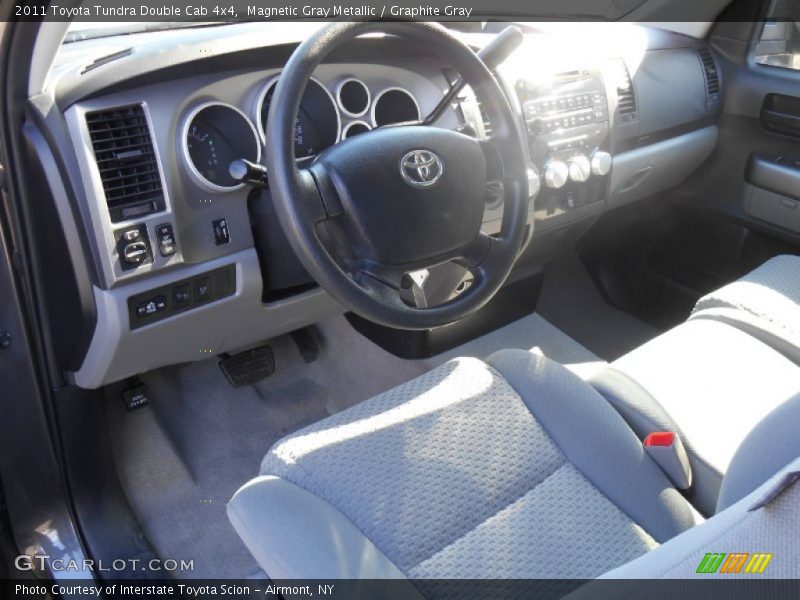 Magnetic Gray Metallic / Graphite Gray 2011 Toyota Tundra Double Cab 4x4