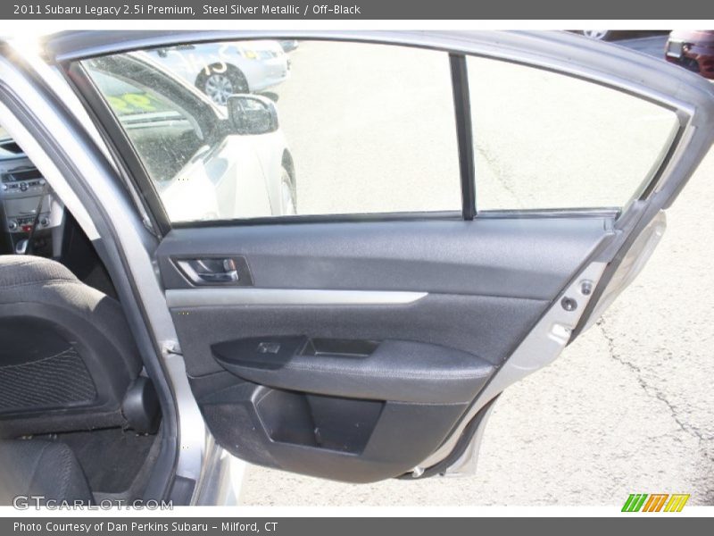 Steel Silver Metallic / Off-Black 2011 Subaru Legacy 2.5i Premium