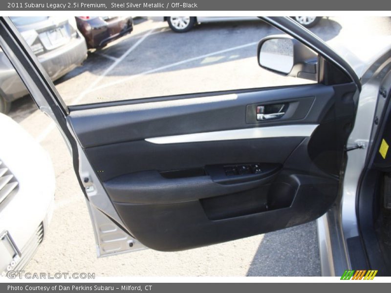 Steel Silver Metallic / Off-Black 2011 Subaru Legacy 2.5i Premium