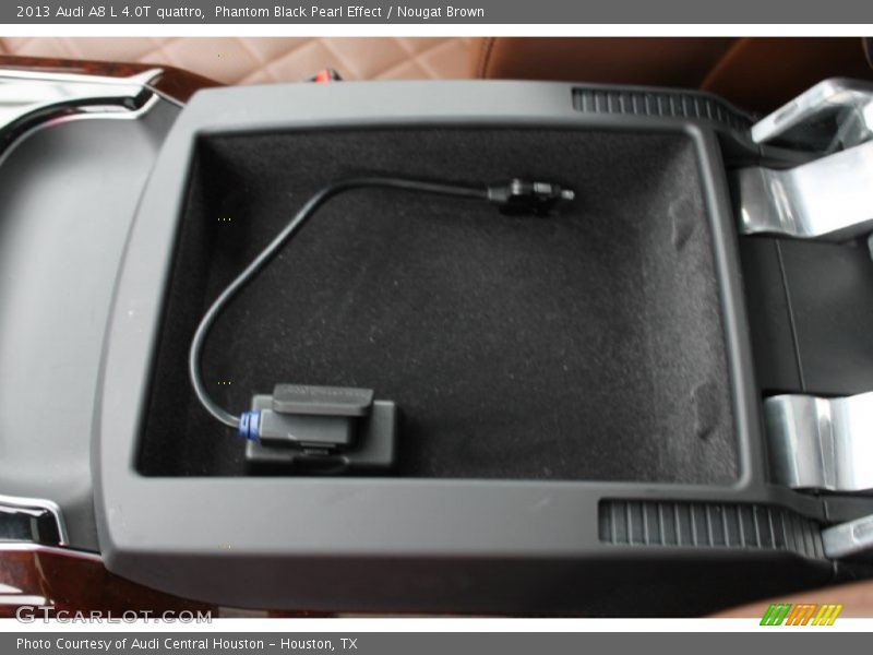Phantom Black Pearl Effect / Nougat Brown 2013 Audi A8 L 4.0T quattro