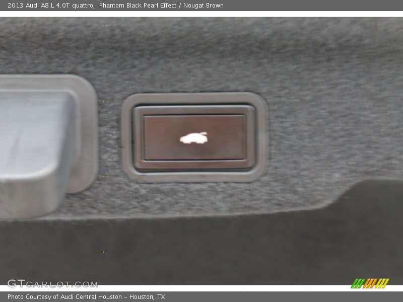 Phantom Black Pearl Effect / Nougat Brown 2013 Audi A8 L 4.0T quattro