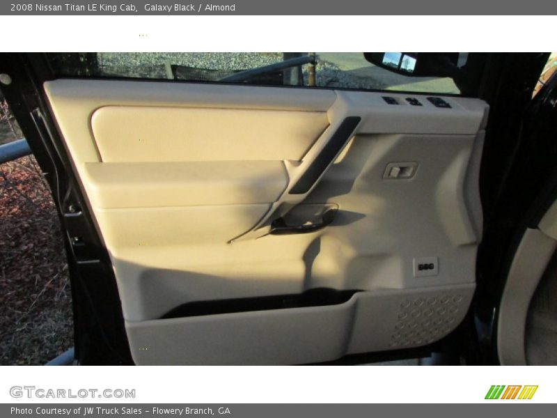 Galaxy Black / Almond 2008 Nissan Titan LE King Cab