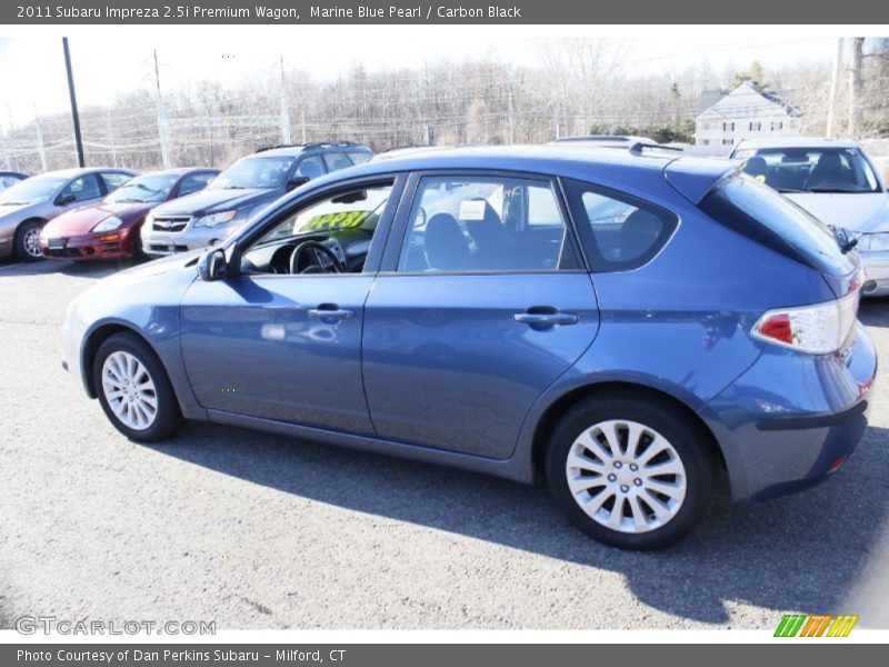 Marine Blue Pearl / Carbon Black 2011 Subaru Impreza 2.5i Premium Wagon